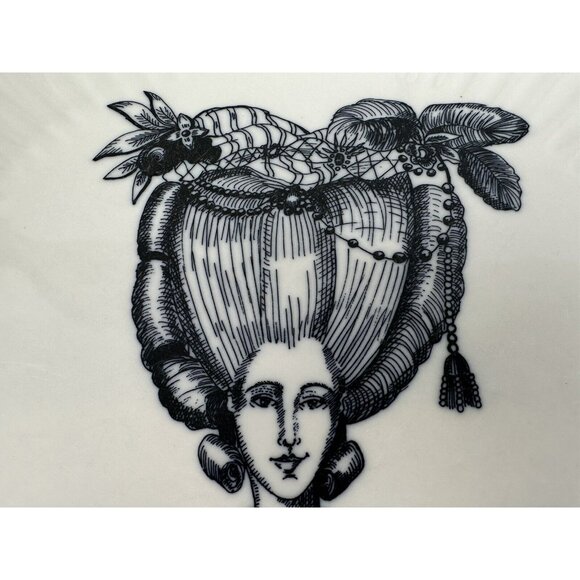 Anthropologie Plate Florence Balducci LADY IN WAITING RARE! 10.75" D Whimsical - Picture 7 of 14